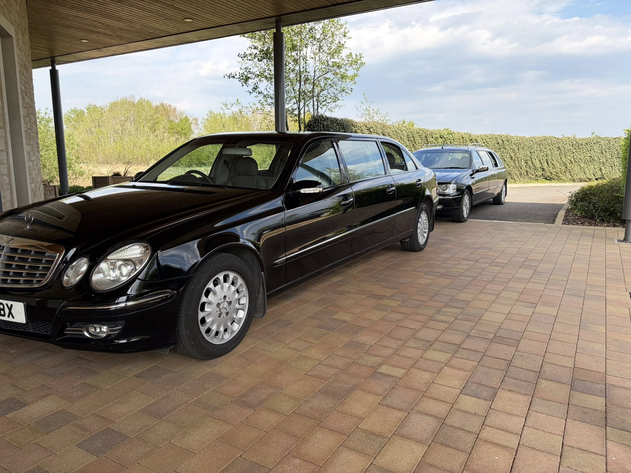 Mercedes E-Class funeral limousine